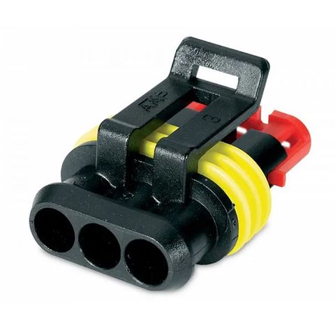 Hella Super Seal Connector - 3 Pole Plug