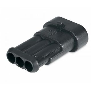 Hella Super Seal Connector - 3 Pole Socket