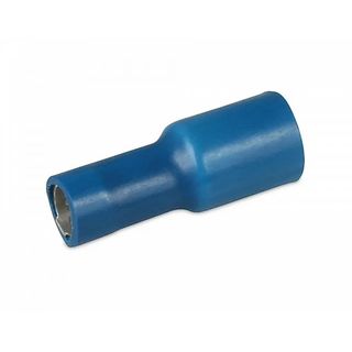 Hella Female Bullet Crimp Connectors - Blue 4mm (14 Pack)