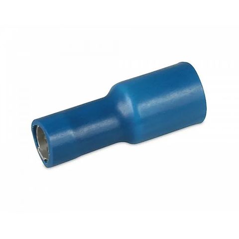 Hella Female Bullet Crimp Connectors - Blue 4mm (14 Pack)