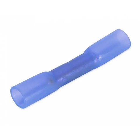 Hella Heat Shrink Crimp Terminal - Connector, Blue 1.5mm (10 Pack)