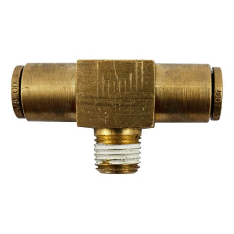 DMPB 3/8" - 1/4" NPT Male Branch Tee