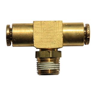 DMPBS 3/8" - 3/8" NPT Male Branch Swivel Tee