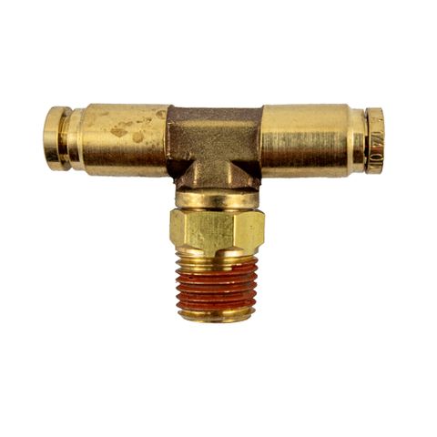 DMPBS 1/4" - 1/4" NPT Male Branch Swivel Tee
