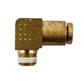 DMPL 1/4" - 1/8" NPT Male Connector 90 Elbow