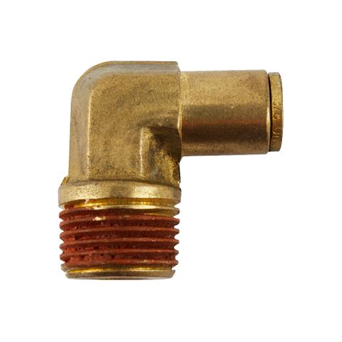 DMPL 3/8" - 1/2" NPT Male Connector 90 Elbow