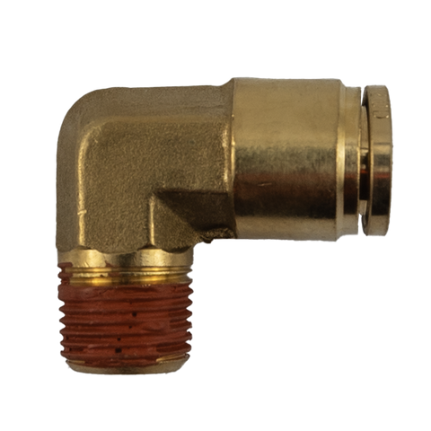 DMPL 1/2" - 3/8" NPT Male Connector 90 Elbow