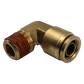 DMPL 1/2" - 3/8" NPT Male Connector 90 Elbow