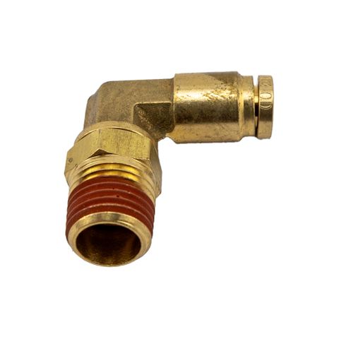 DMPLS 1/4" - 1/8" NPT Male Connector Swivel 90 Elbow