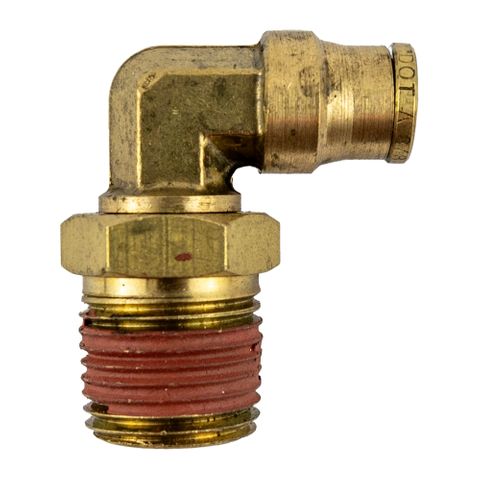 DMPLS 3/8" - 1/2" NPT Male Connector Swivel 90 Elbow