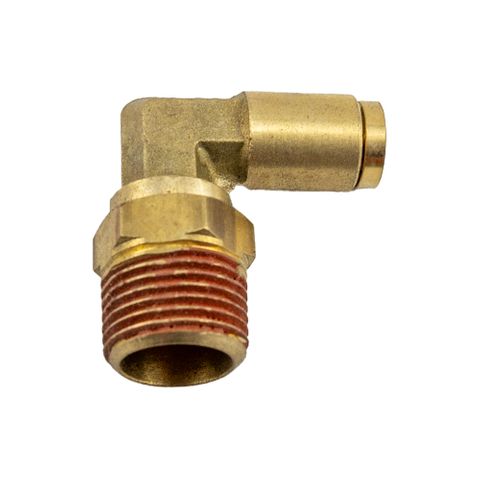 DMPLS 1/4" - 3/8" NPT Male Connector Swivel 90 Elbow