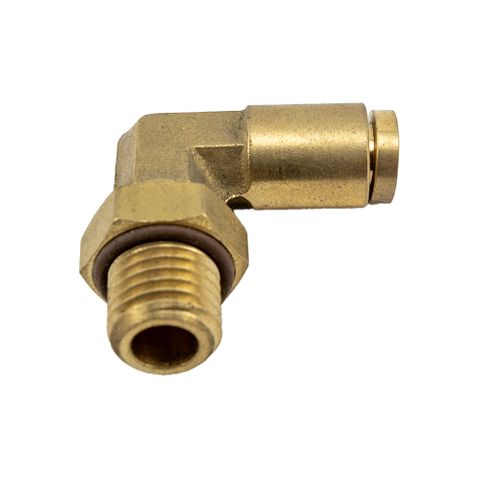 DMPLS 1/4" - M12 Male Connector Swivel 90 Elbow