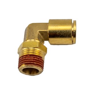 DMPLS 5/8" - 1/2" NPT Male Connector Swivel 90 Elbow