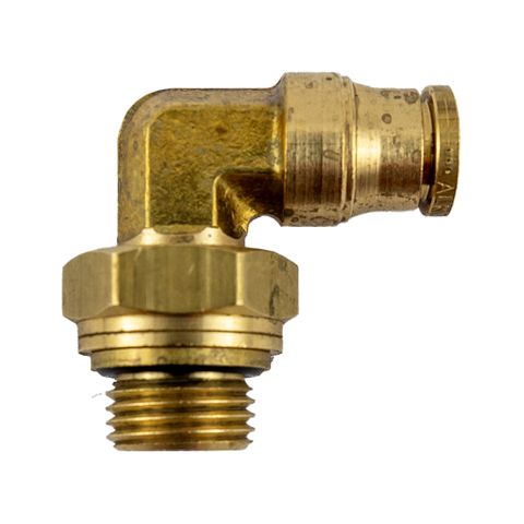 DMPLS 3/8" - M16 Male Connector Swivel 90 Elbow