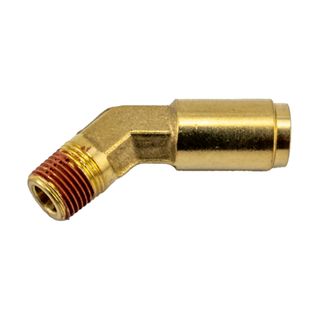 DMPL 1/4" - 1/8" NPT Male Connector 45 Elbow