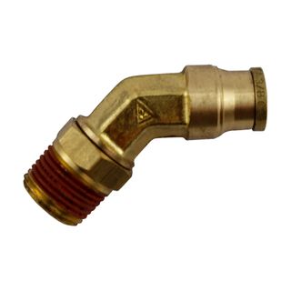 DMPL 3/8" - 3/8" NPT Male Connector 45 Elbow