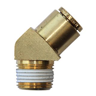 DMPL 1/2" - 1/2" NPT Male Connector 45 Elbow