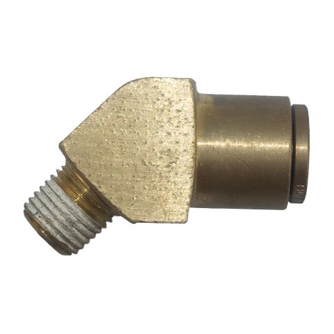 DMPL 3/8" - 1/4" NPT Male Connector 45 Elbow