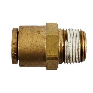 DMPC 1/2" - 3/8" NPT Male Connector Straight