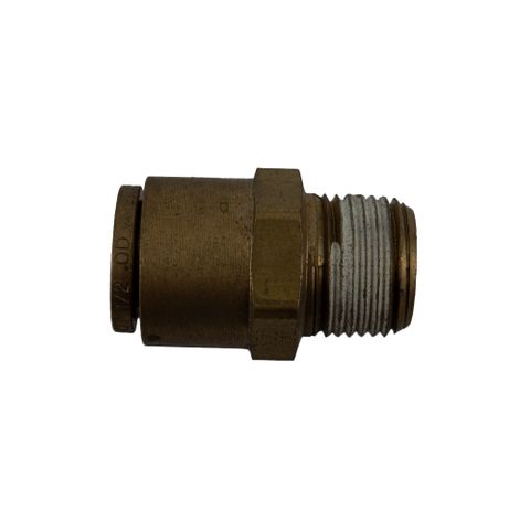 DMPC 1/2" - 3/8" NPT Male Connector Straight