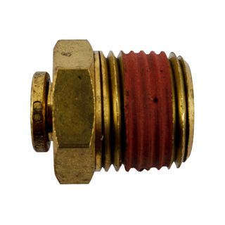 DMPC 3/8" - 1/2" NPT Male Connector Straight