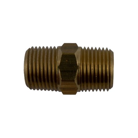 DPSM M3/8" - M3/8" Male Hex Nipple Adaptor