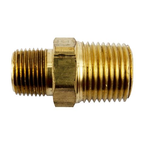 DPSM M1/2" - M3/8" Male Hex Nipple Adaptor