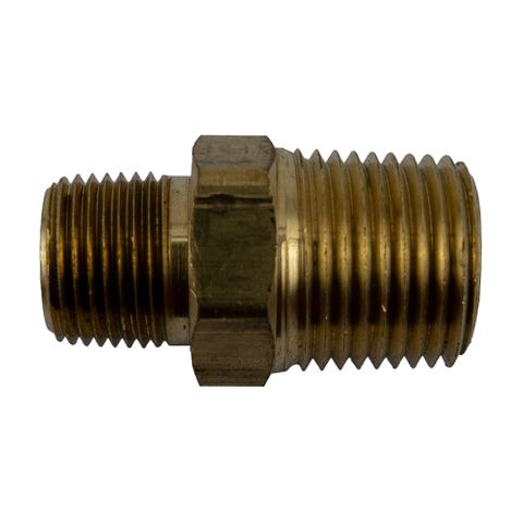 DPSM M1/2" - M3/8" Male Hex Nipple Adaptor