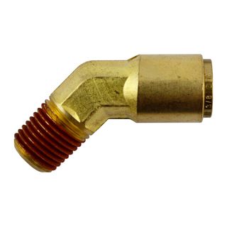 DMPL 3/8" - 1/4" NPT Male Connector 45 Elbow