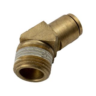 DMPL 3/8" - 1/2" NPT Male Connector 45 Elbow