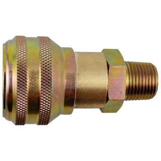 3/8" NPT - Self Sealed DAM Male Thread Air Brake Coupler