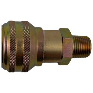 3/8" NPT - Self Sealed DAM Male Thread Air Brake Coupler