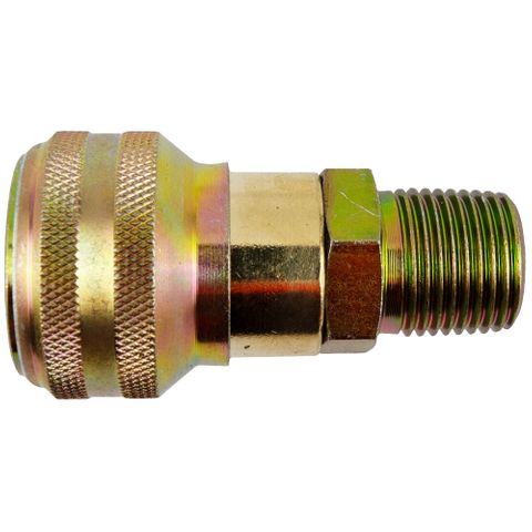 1/2" NPT - Non Sealed DAM Male Thread Air Brake Coupler