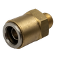 DMPC 16mm - 3/8" NPT Male Connector Straight