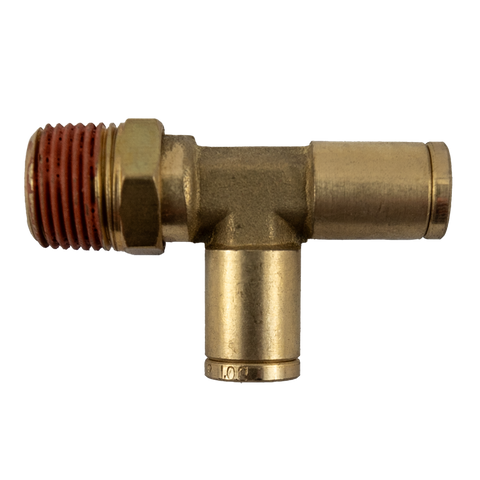 DMPDS 8mm - 3/8" NPT Male Run Swivel Tee