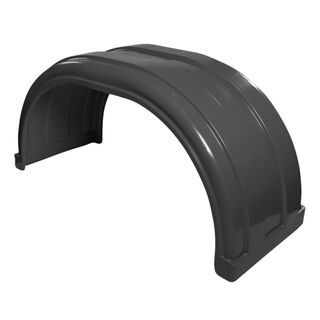 Plastic Self Steer Mud Guard 255/70R - Black - PLLPCESKI-70