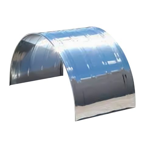 Stainless Steel Rod-Edge Ribbed Mud Guard - 255/70R 22.5