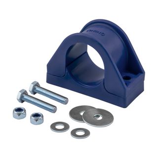 Plastic Mud Guard Mounting Clamp - Dark Blue - PLCL-370