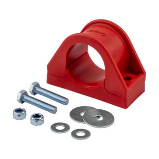 Plastic Mud Guard Mounting Clamp - Red - PLCL-RED