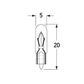 Wedge Base Bulb 24V 1.2W - W2x4.6d