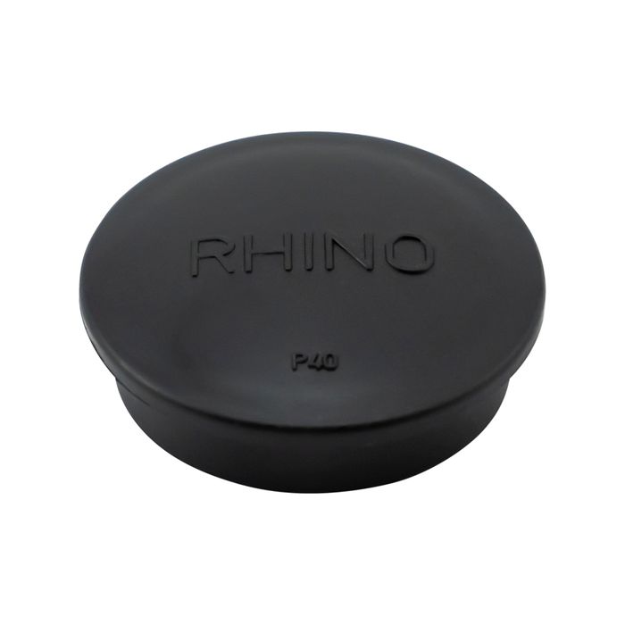 Rhino Coloured Plastic Guard Pole End Caps - 40mm