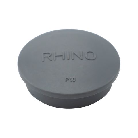 Rhino Coloured Plastic Guard Pole End Caps - 40mm