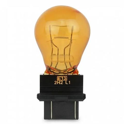Plastic Based Bulb 12V 27/7W - W2.5x16q - Amber