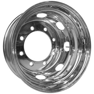 O'Green 19.5x7.5, 8 Stud, 26mm Hole, 275mm PCD, Chrome Steel Wheel