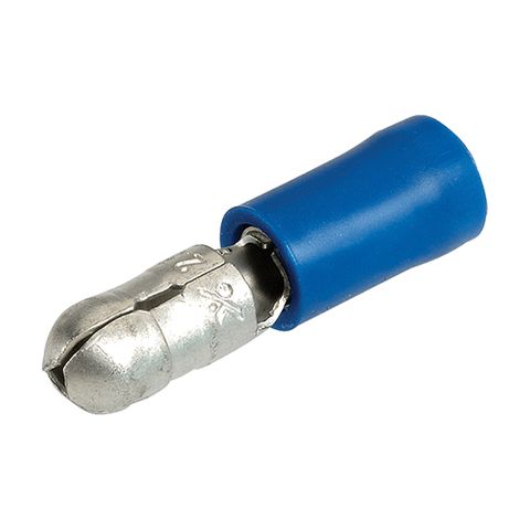 Narva 5.0mm Male Bullet Terminal Blue (14 Pack)