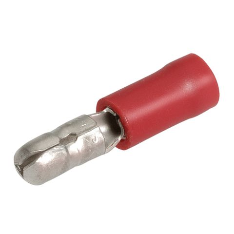 4.0mm Male Bullet Terminal Red (14 Pack)