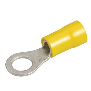 Narva 6.3mm Ring Terminal Yellow (12 Pack)