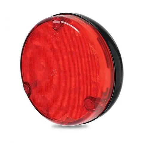 Hella 110mm Round LED Stop/Rear Position Lamp - Black Base