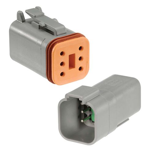 Narva 6 Way Waterproof Deutsch Connector Housing Kit (2 Pack)