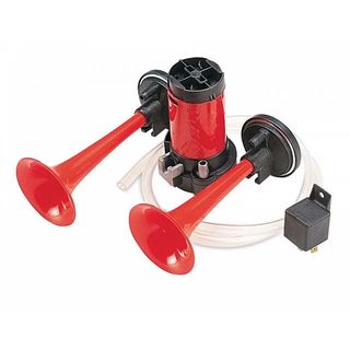 Hella Air Horn Kit - Dual Trumpet 12 Volt